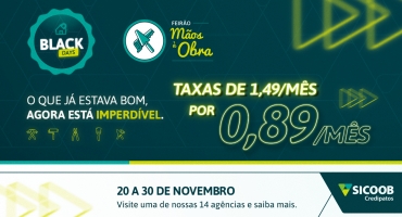 Crédito para Reforma com taxas ainda menores no Sicoob Credipatos 