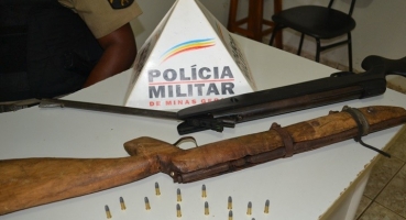 Homem é preso por posse ilegal de arma de fogo e lesão corporal em Lagoa Grande