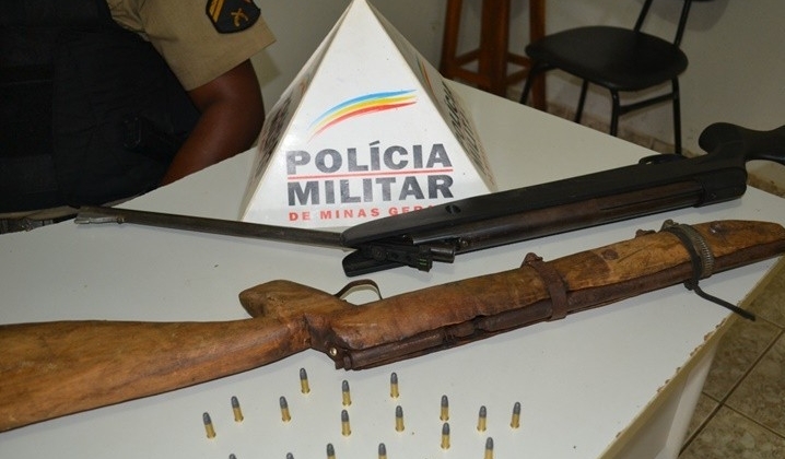 Homem é preso por posse ilegal de arma de fogo e lesão corporal em Lagoa Grande