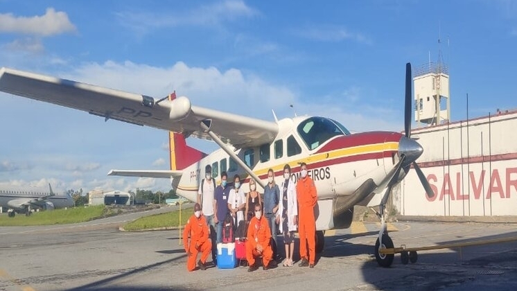 Órgãos extraídos no Hospital Regional são levados para Belo Horizonte