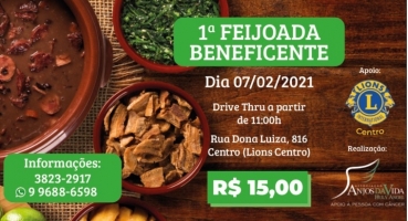 Patos de Minas: 1ª Feijoada Beneficente da Associação Anjos da Vida acontece neste domingo (7) no Lions Centro