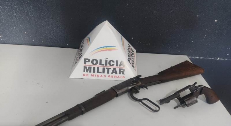 Polícia Militar realiza apreensão de duas armas de fogo no Distrito de Pilar