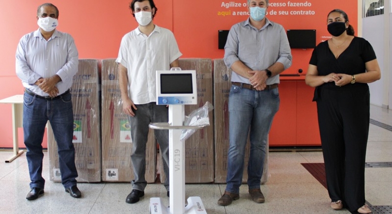 UNIPAM recebe ventiladores pulmonares do “Projeto Inspirar”