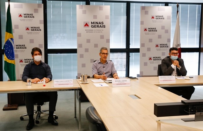 Governador cobra vacinação de policiais e professores durante reunião com o comitê nacional de enfrentamento da pandemia