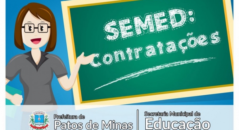 Secretaria Municipal de Educação de Patos de Minas divulga edital para contratação de professores 