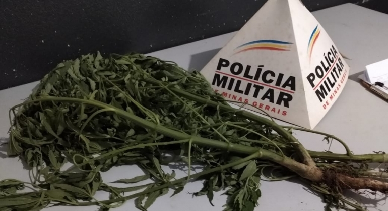 Polícia Militar encaminha para delegacia casal e adolescente suspeitos de tráfico na cidade de Patos de Minas