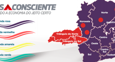 Estado mantém avanço da macro Triângulo do Sul e de três microrregiões para a onda vermelha na próxima segunda (12/04)