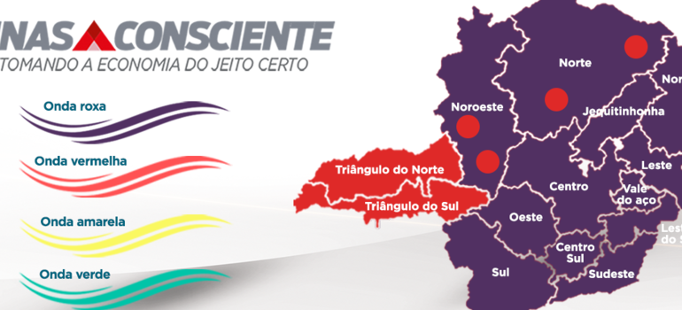 Estado mantém avanço da macro Triângulo do Sul e de três microrregiões para a onda vermelha na próxima segunda (12/04)