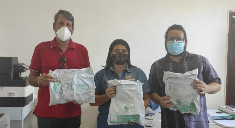 Secretaria Municipal de Saúde de Presidente Olegário recebe mais 04 capacetes respiratórios para atender pacientes com COVID-19