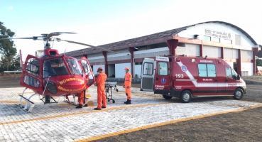 Bebê nasce prematuro em Frutal e precisa ser transferido de helicóptero para Patos de Minas