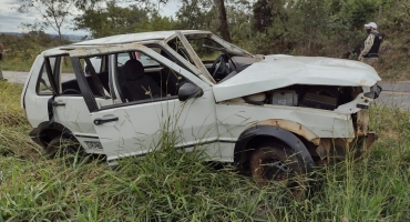 Adolescente de 15 anos morre em acidente após carro capotar no munícipio de Serra do Salitre