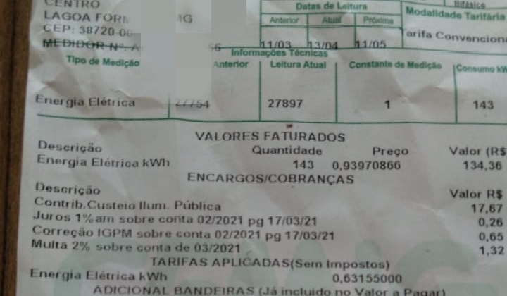 Conta de luz não terá reajuste pelo segundo ano consecutivo em MG 