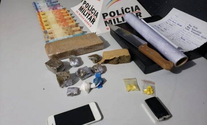 Mulher de 24 anos é presa com maconha, cocaína e ecstasy em Patos de Minas