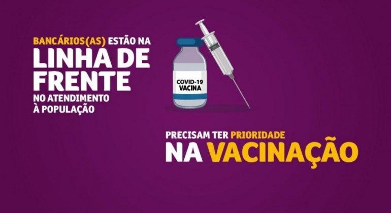 Categoria de bancários de Lagoa Formosa protocola ofício na prefeitura pedindo vacinação contra a COVID-19