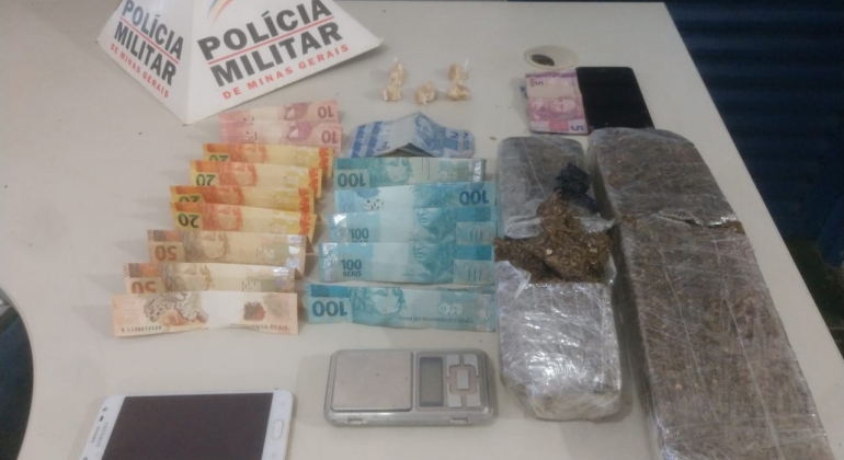 Dupla é detida com drogas e dinheiro em São Gotardo