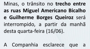 COPASA comunica interdição de ruas para ampliação de redes interceptoras de esgoto em Patos de Minas