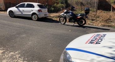 PM de Patos de Minas recupera carro de aplicativo que havia sido roubado