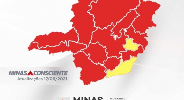 COVIDI-19: Carmo do Paranaíba vai para a Onda Amarela do Programa Minas Consciente 