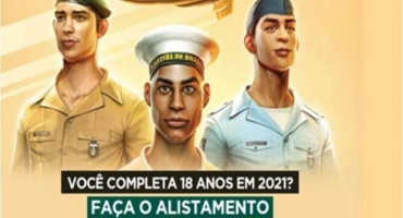 Jovens nascidos em 2003 devem realizar o alistamento militar até 30 de junho de 2021