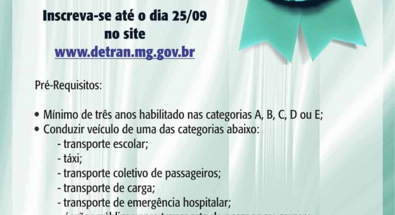 Estão abertas as inscrições para 61° Prêmio Motorista e Motociclista Padrão da Polícia Civil