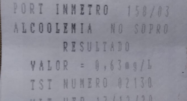 Motorista inabilitado, embriagado e com mandado de prisão é detido na BR-354 no município de Lagoa Formosa