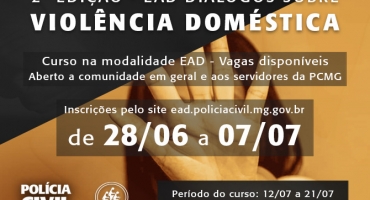 Polícia Civil promove curso sobre violência doméstica