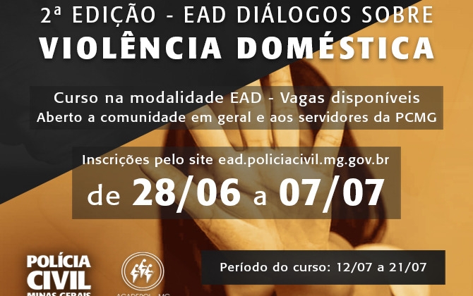 Polícia Civil promove curso sobre violência doméstica