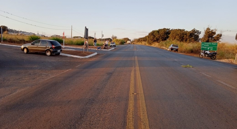 Motorista fica ferido em acidente envolvendo dois veículos na MGC-354 em Patos de Minas