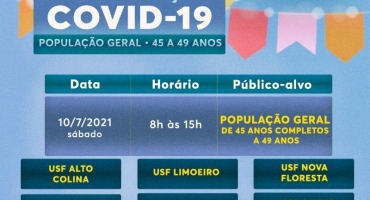 Patos de Minas fará grande mutirão de vacinação contra a COVID-19 no sábado (10)  