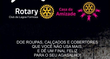 Rotary Club e Casa da Amizade de Lagoa Formosa realizam Campanha do Agasalho