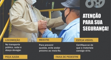 Campanha educativa da Polícia Civil aborda a segurança no trânsito para idosos