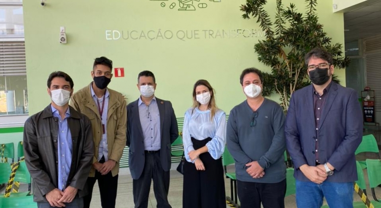 Presidente do Conselho Regional de Odontologia visita Centro Clínico Odontológico do UNIPAM