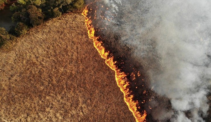 Corpo de Bombeiros atende duas ocorrências de incêndio no perímetro urbano de Patos de Minas