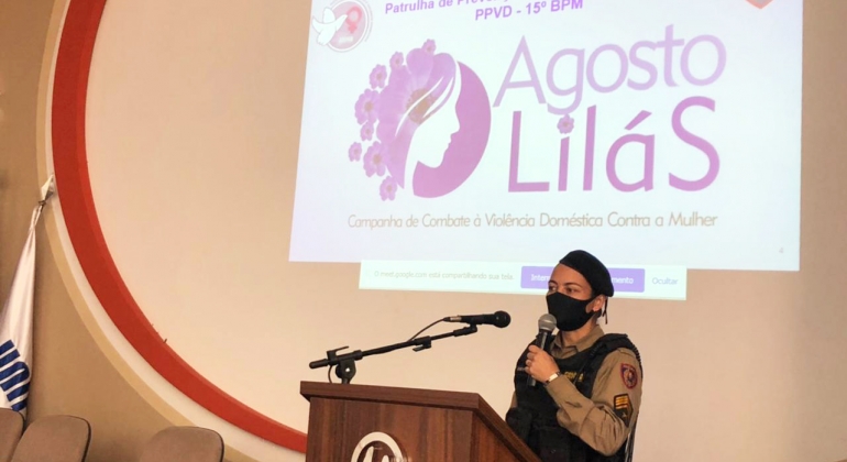 “Agosto Lilás: Juntos no Combate à Violência Doméstica” foi tema de palestra no UNIPAM