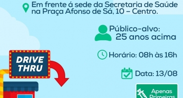 Presidente Olegário começa a vacinação da faixa etária de 25 anos ou mais nesta sexta-feira (13)