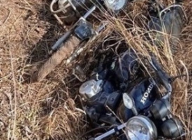 Motocicletas furtadas em Patos de Minas e Presidente Olegário são localizadas abandonadas