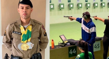 Cabo da Polícia Militar de Patos de Minas é campeão do Centro-Brasileiro de Tiro