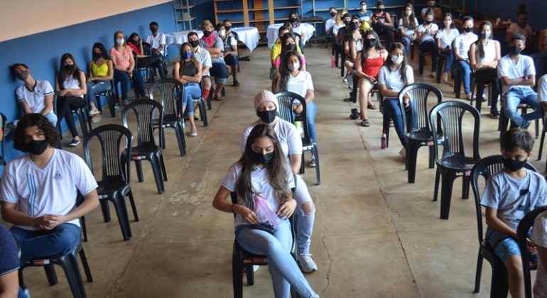 Escola Estadual Nossa Senhora da Piedade de Lagoa Formosa realiza Seminário Projeto de Vida 