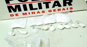 Jovem de 19 anos é preso com 14 papelotes de cocaína em Lagoa Grande