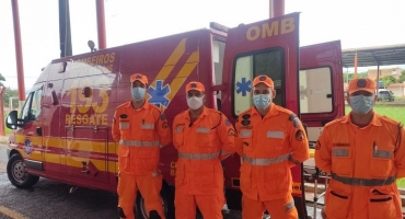 Corpo de Bombeiros de Patrocínio realiza salvamento de bebê 3 meses que se engasgou