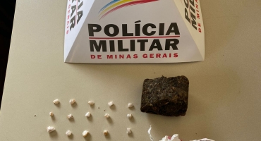 Suspeito de tráfico de drogas é preso em Carmo do Paranaíba com pedras de crack