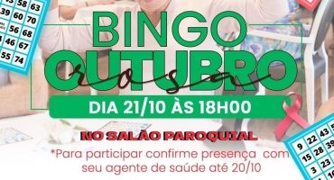  Secretaria de Saúde de Lagoa Formosa realiza Bingo Outubro Rosa 