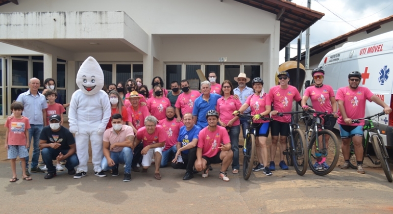 Rotary Club, Casa da Amizade e Interactianos realizam carreata de conscientização sobre a Poliomielite em Lagoa Formosa