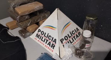 Rapaz que ajudou na fuga de autor de homicídio é preso com 8 quilos de maconha em Patos de Minas