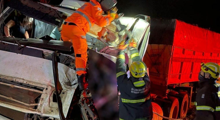 Motorista de carreta morre em acidente na Mg-230 em Serra do Salitre 