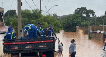 Patos de Minas tem pelo menos 89 famílias desalojadas e desabrigadas devido as chuvas