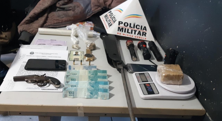 Polícia Militar prende suspeitos de cometerem roubo em uma fazenda na zona rural de Presidente Olegário