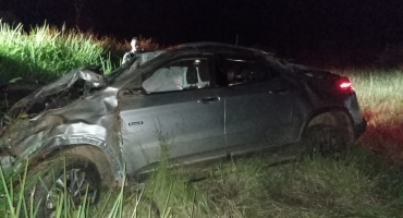 Motorista com sintomas de embriaguez é detido após se envolver em acidente na BR-146, município de Serra do Salitre