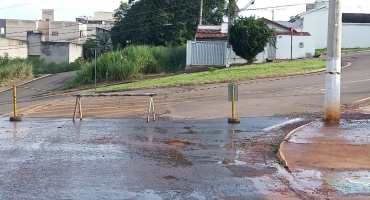 Principal via de acesso à sede administrativa de Patos de Minas é interditada