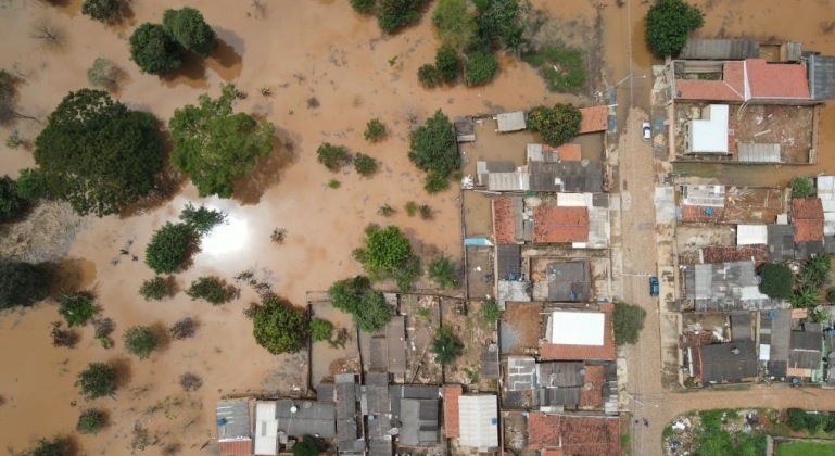 Chuvas: Rio Paranaíba em Patos de Minas está a quase 10 metros acima do nível 